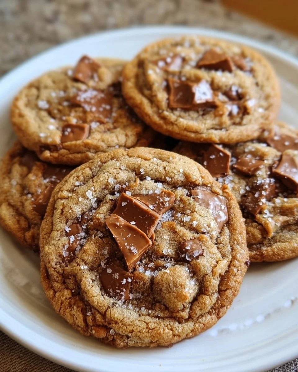 Braune Butter Kaffee Toffee Kekse