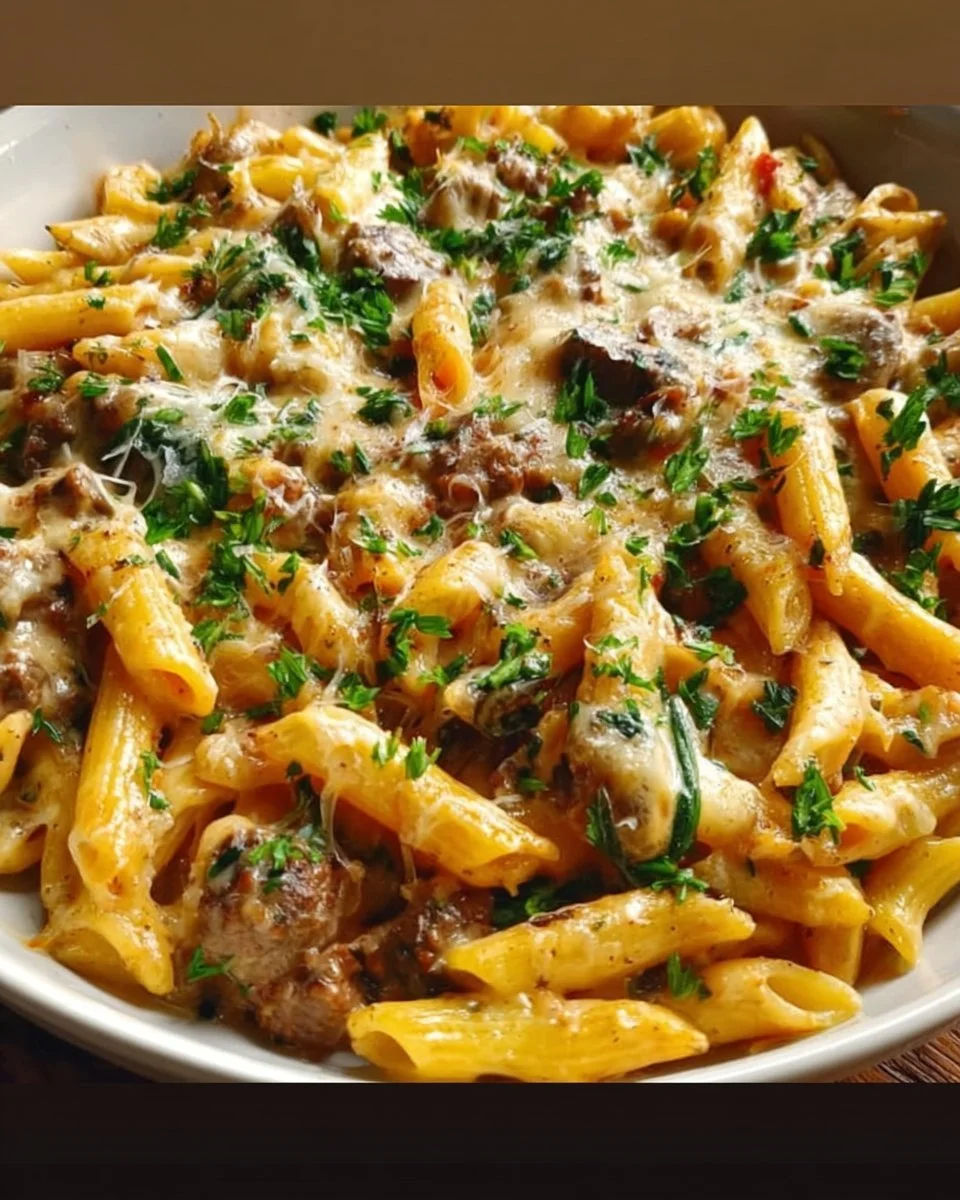 Cremige Rinder-Pasta: Ein Familienfavorit