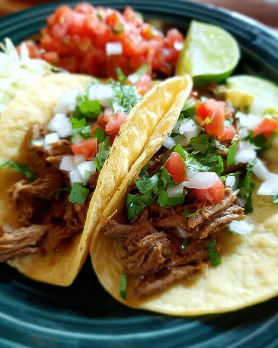 Einfache Crockpot Straßen-Tacos