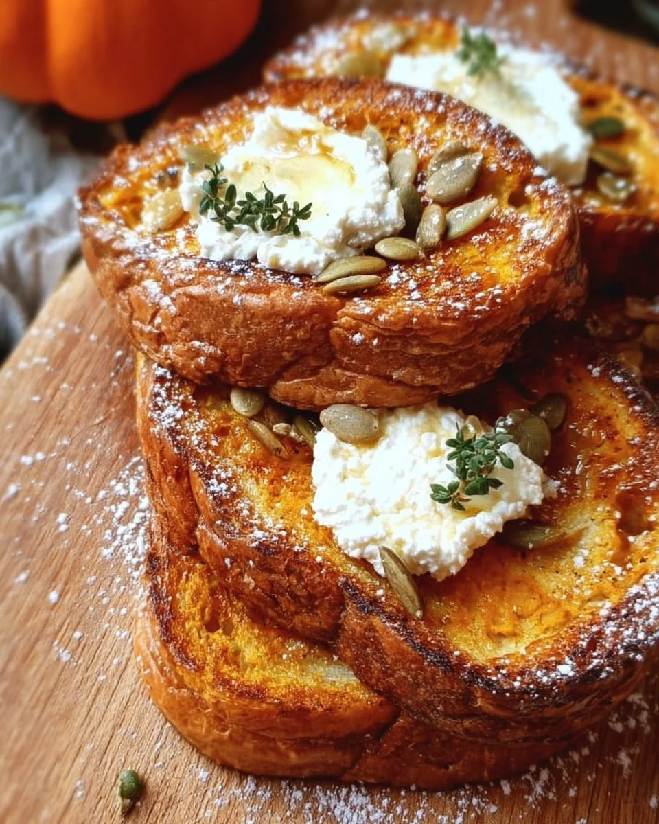 Einfache Kürbis-Toast