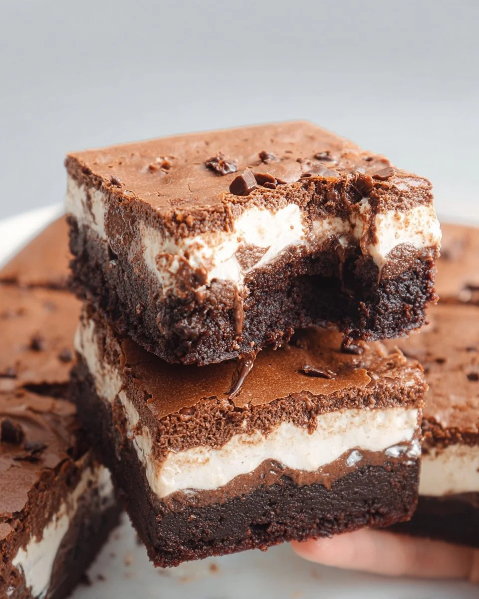 Französische Seide Brownies