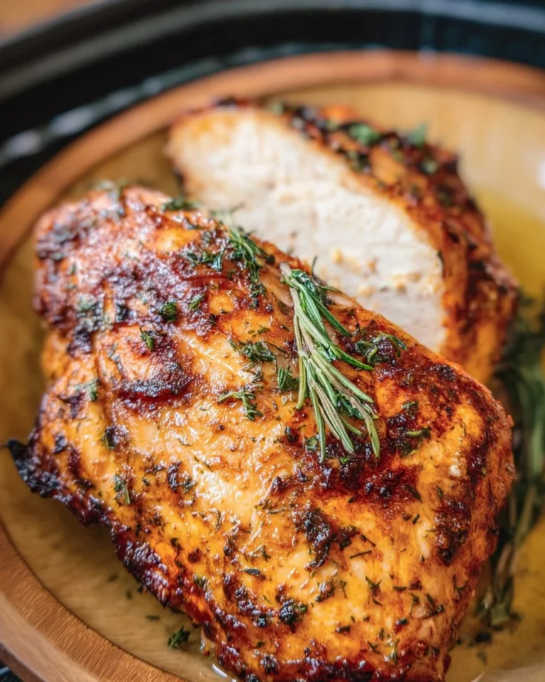 Frittierte Putenbrust zubereitet in der Heißluftfritteuse