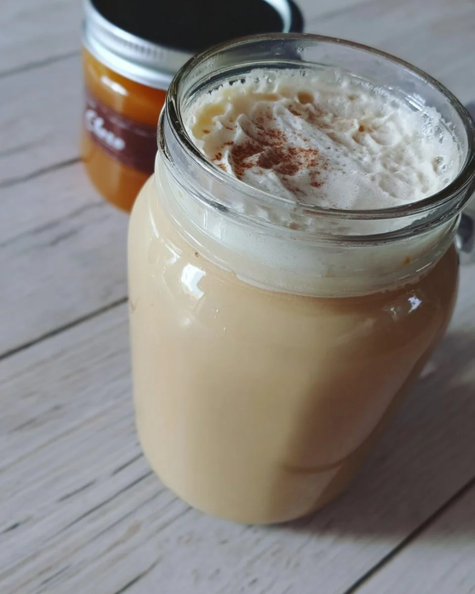 Rezept für gesalzenen Karamell-Kaffeerahm mit Kaffeetasse