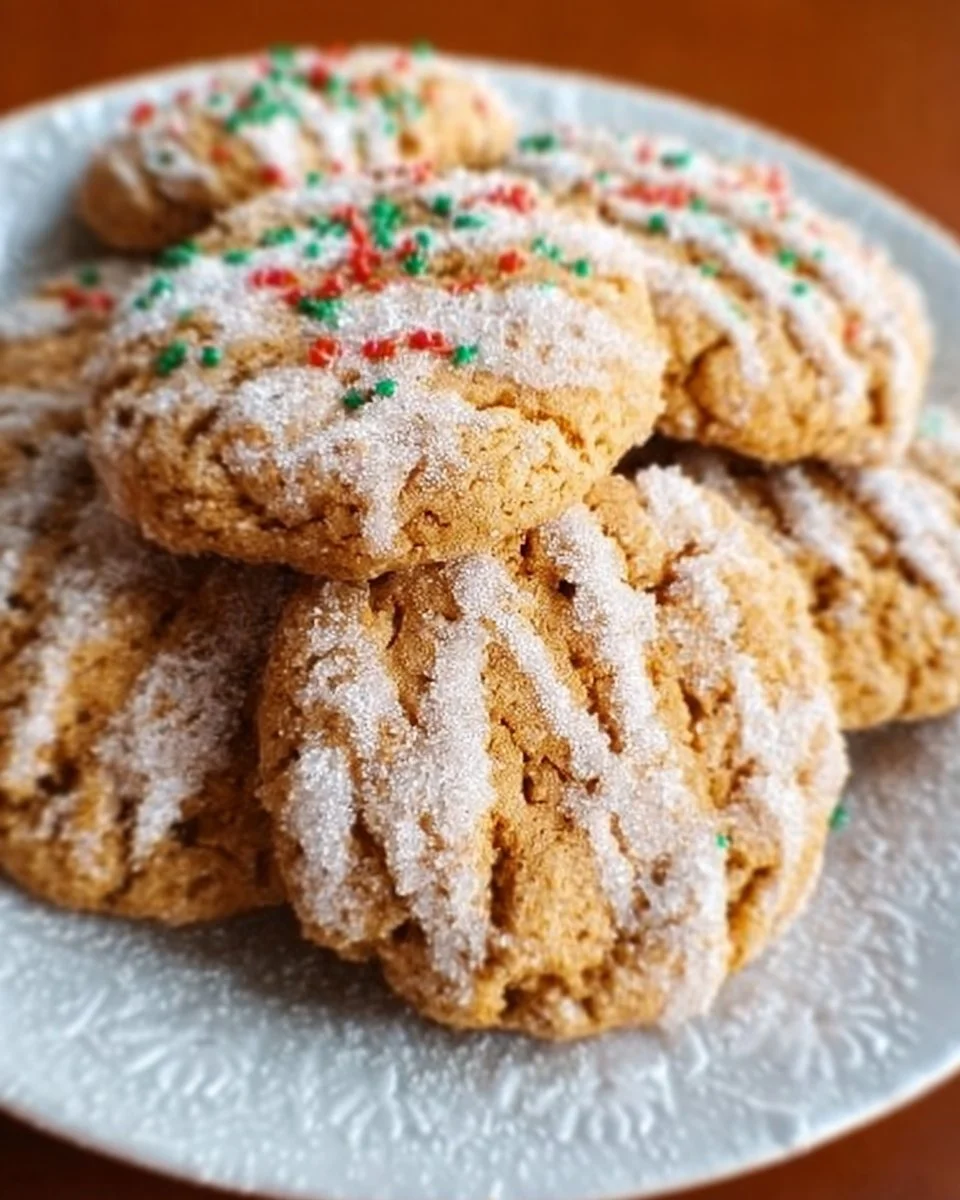 Gewürzte Puddingkekse frisch gebacken auf einem Teller