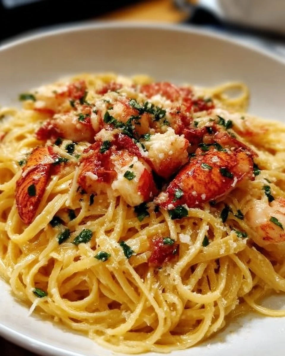 Gordon Ramsays Hummer-Pasta mit frischen Zutaten und köstlicher Sauce