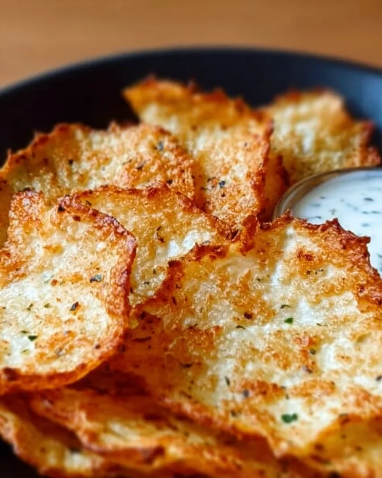 Hochprotein-Cottage Cheese Chips in einer natürlichen Snackverpackung