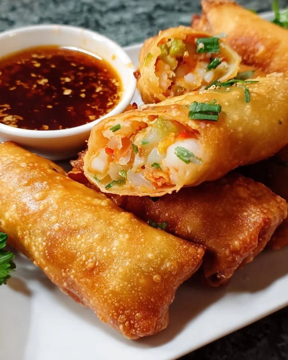 Homemade Shrimp Egg Rolls