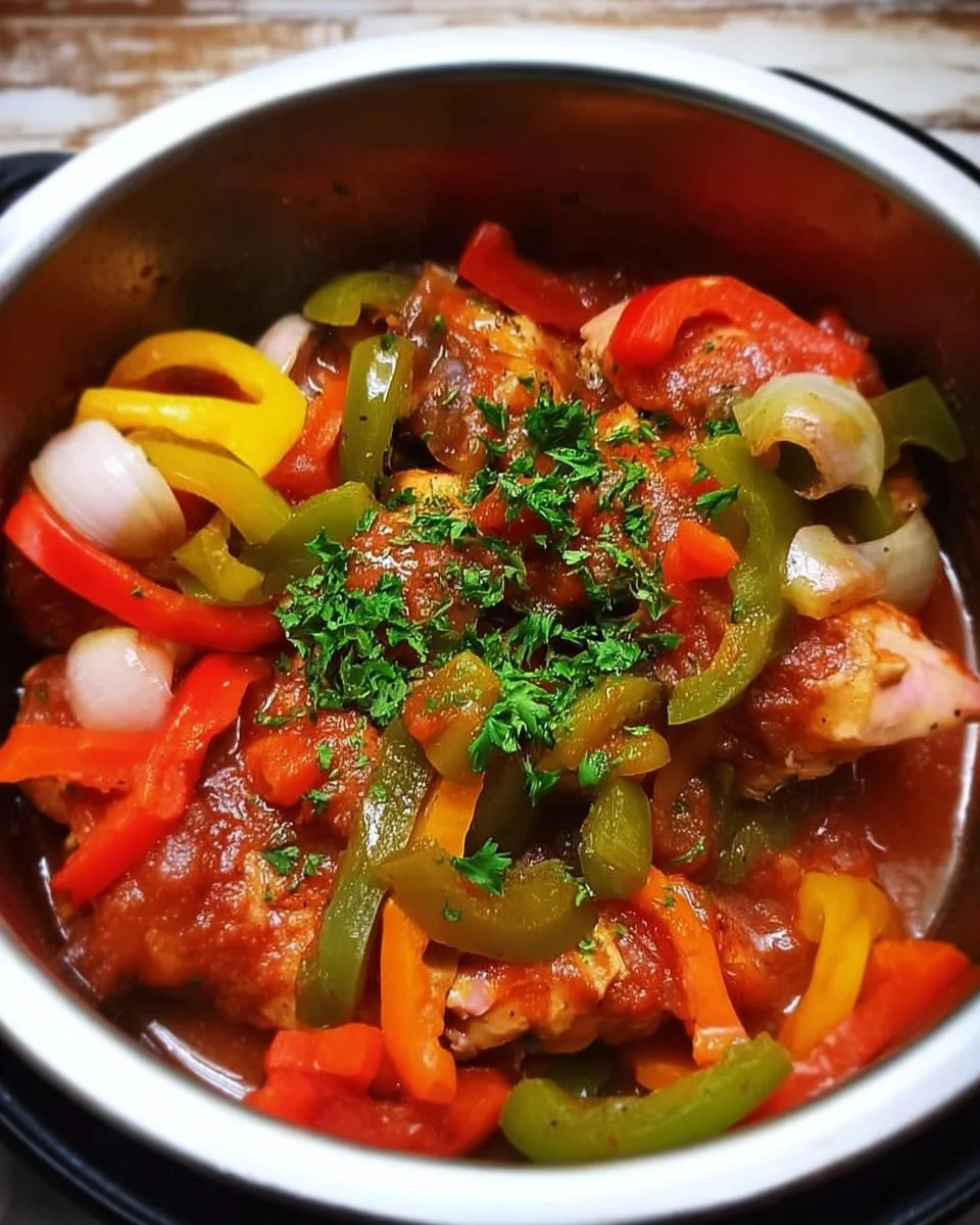 Hühnchen Cacciatore aus dem Instant Pot