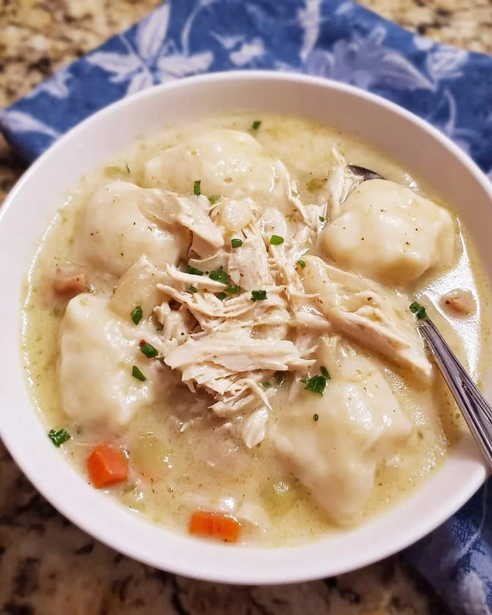 Hühnchen und Knödel