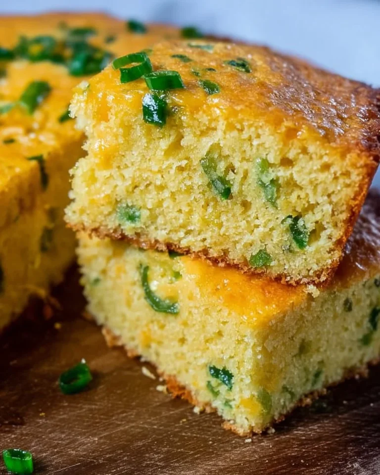Jalapeno-Cheddar-Maisbrot frisch gebacken mit scharfen Jalapenos und Käse