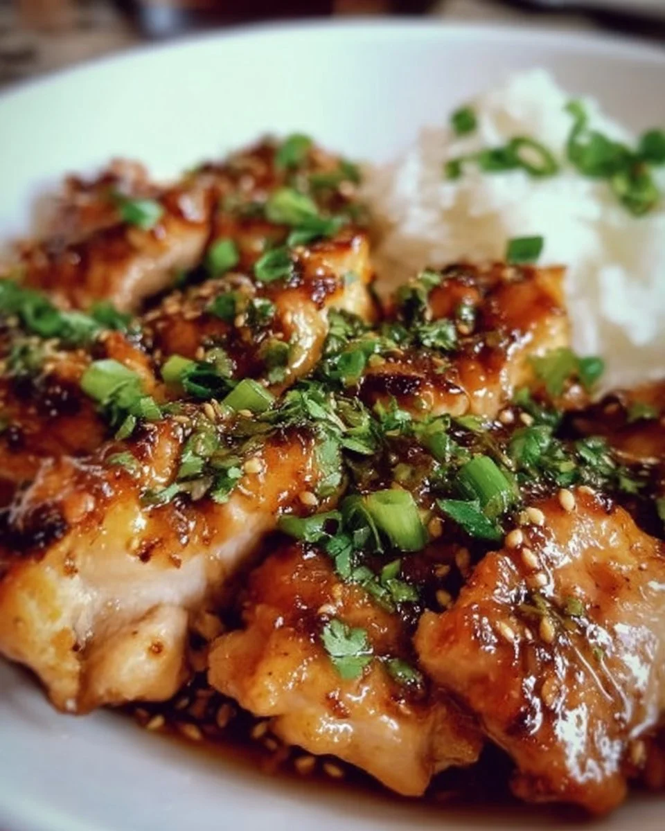 Knoblauch-Miso-Hühnchen