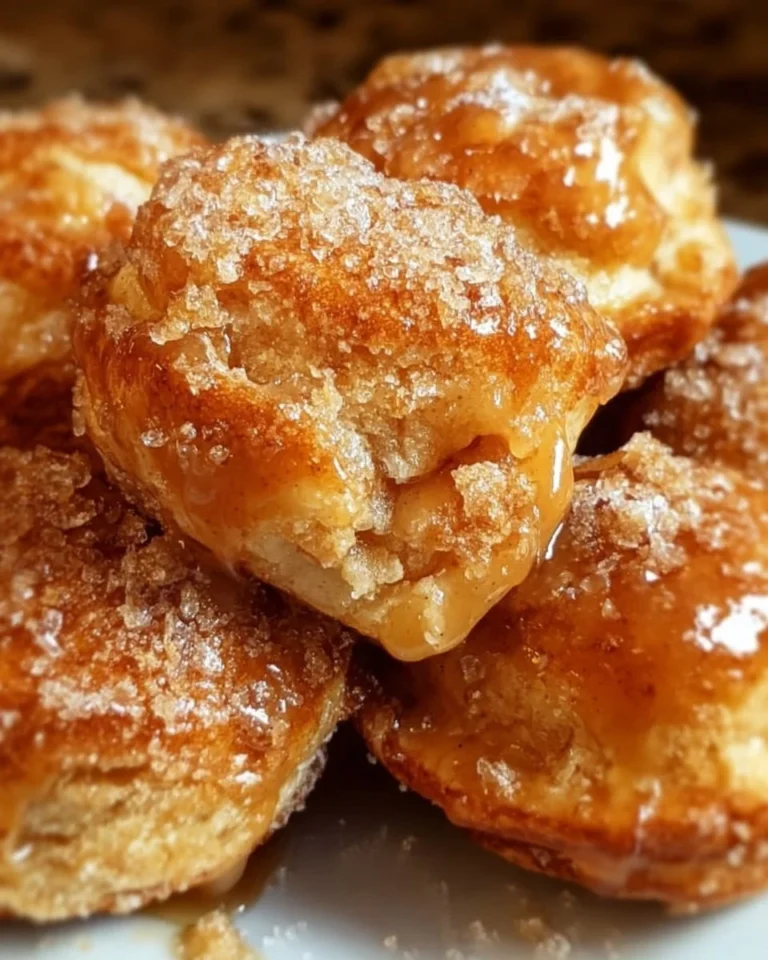 Luftfritteusen-Apfelkuchen-Bombe mit frischen Äpfeln und Zimt