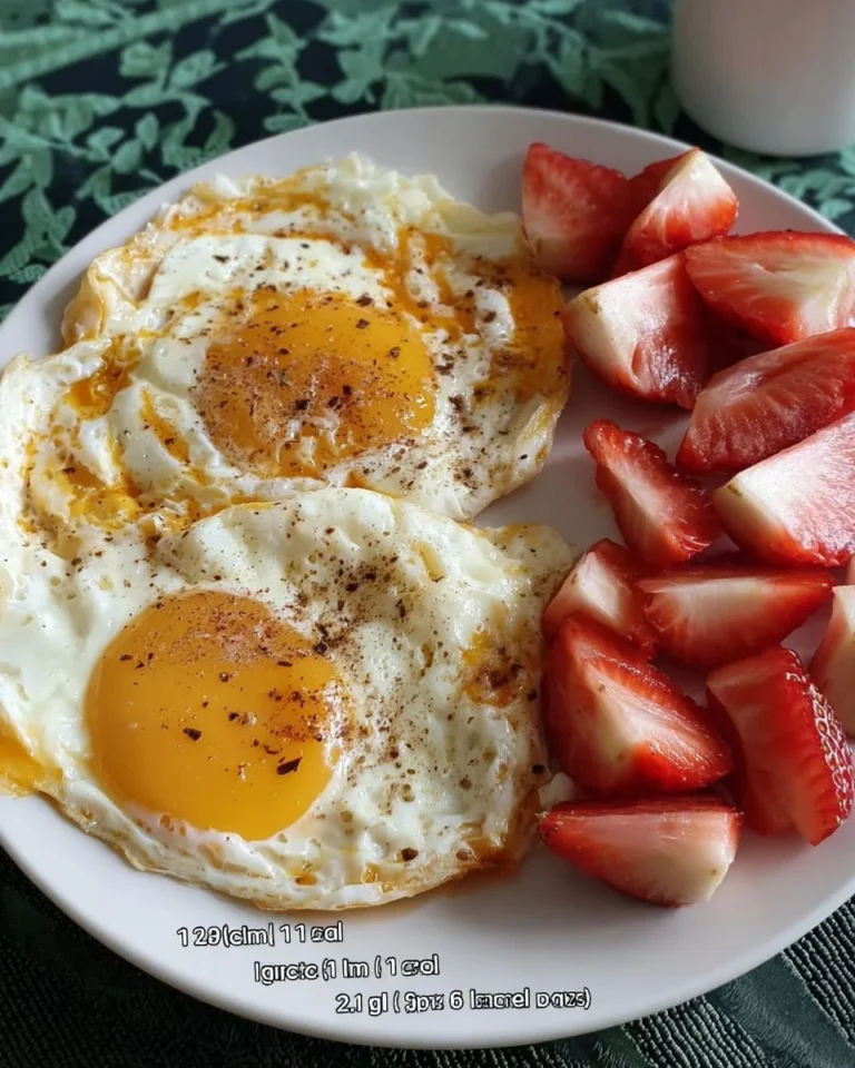 Niedrigkalorisches, proteinreiches Frühstück mit gesunden Zutaten