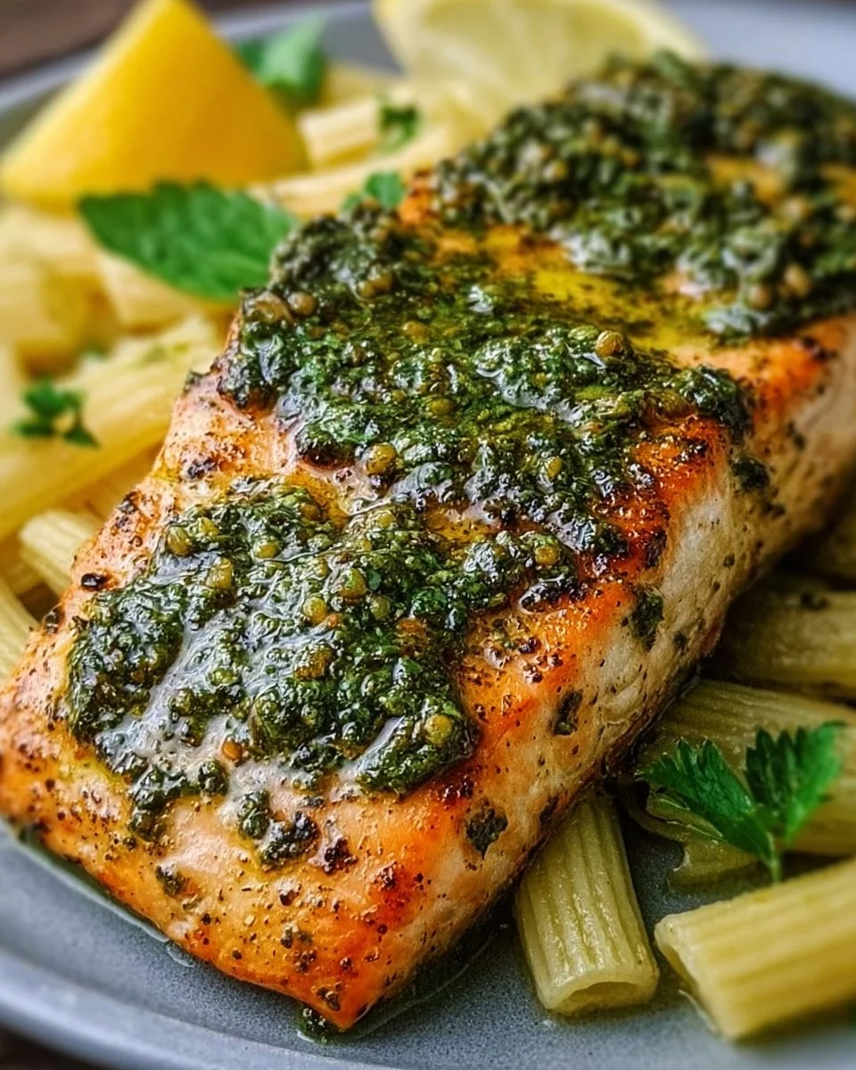 Pesto-Butter-Lachs