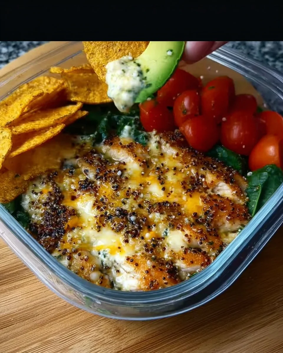 Gesunde Protein Mittagsmahlvorbereitungen im Meal-Prep-Container
