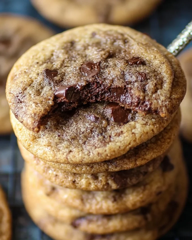 Ritz Carlton Schokoladenkekse auf einem Teller, frisch gebacken