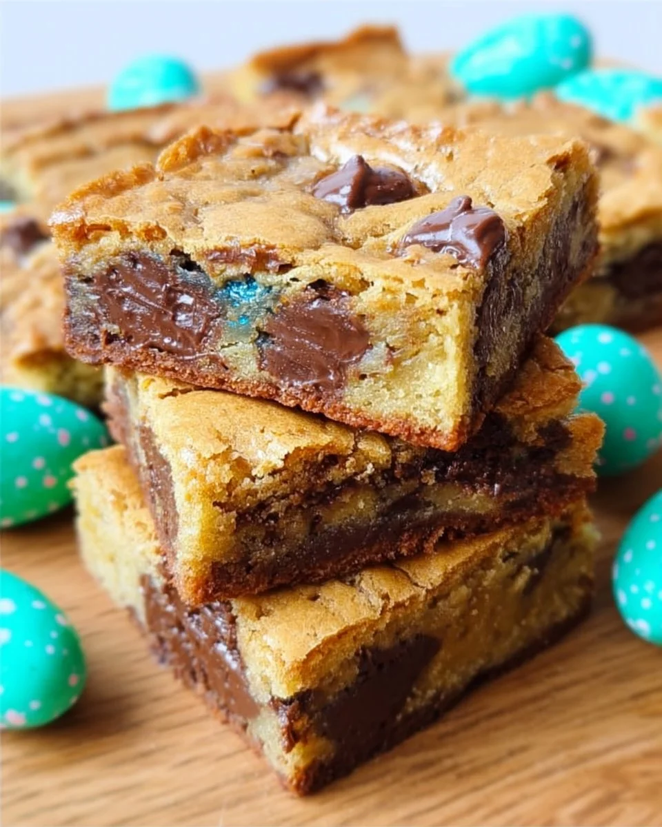 Schokoladen-Ei-Blondies