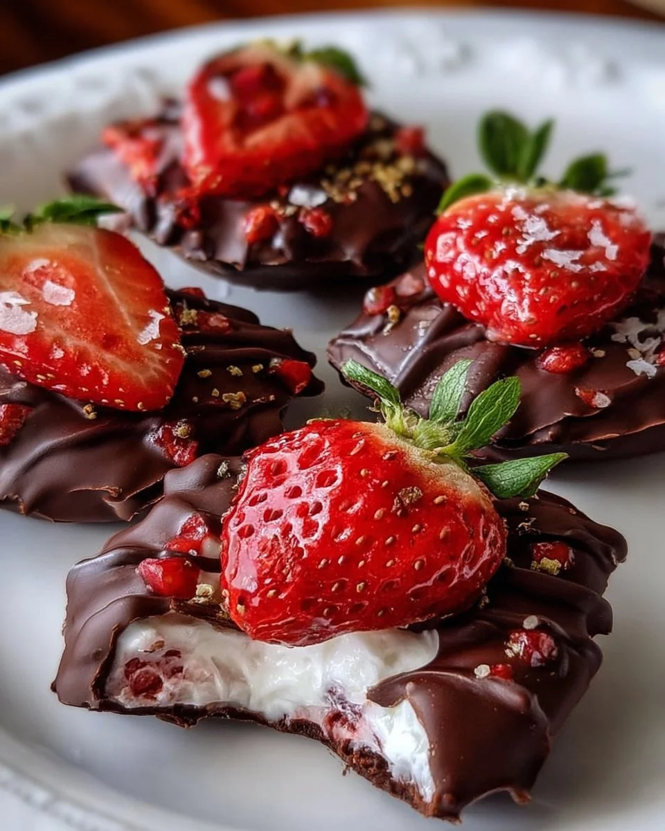 Schokoladen-Erdbeer-Leckereien ohne Schuldgefühle