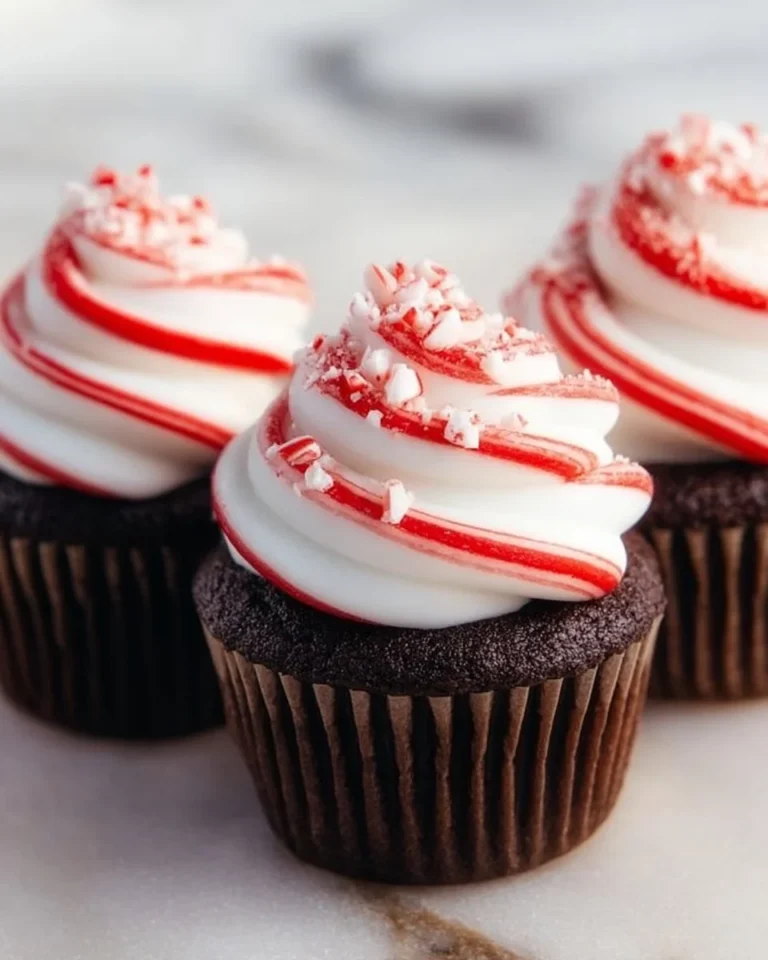 Schokoladenminze Cupcakes mit frisch gehackter Minze und Schokoladenglasur