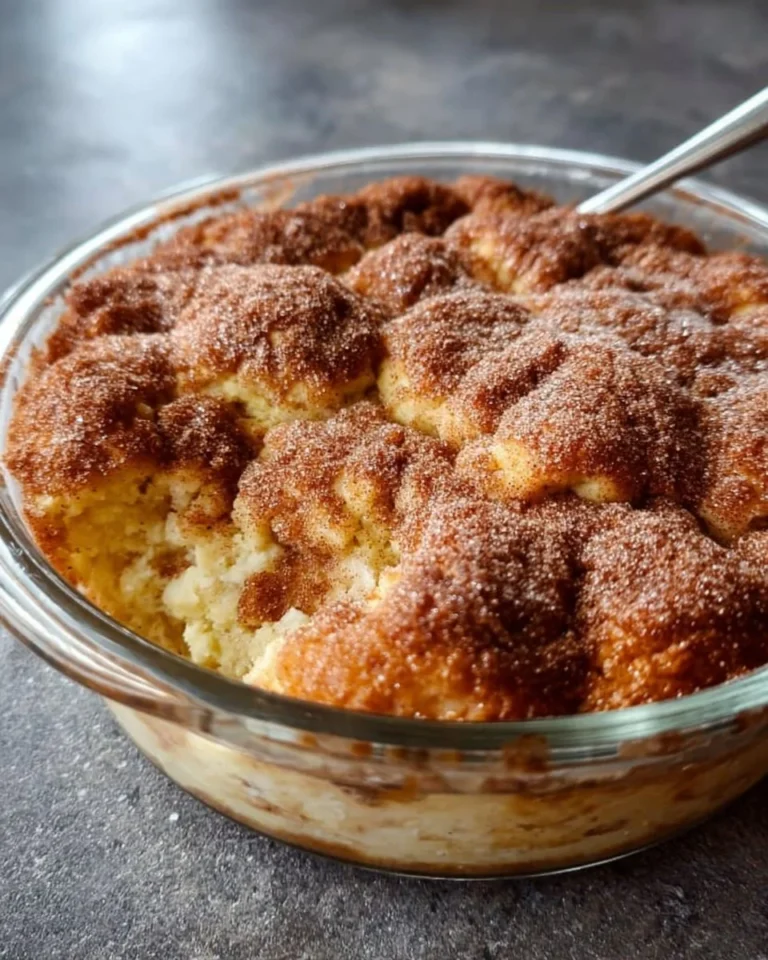 Snickerdoodle Cobbler mit Zimt und Zucker, frisch gebacken und serviert
