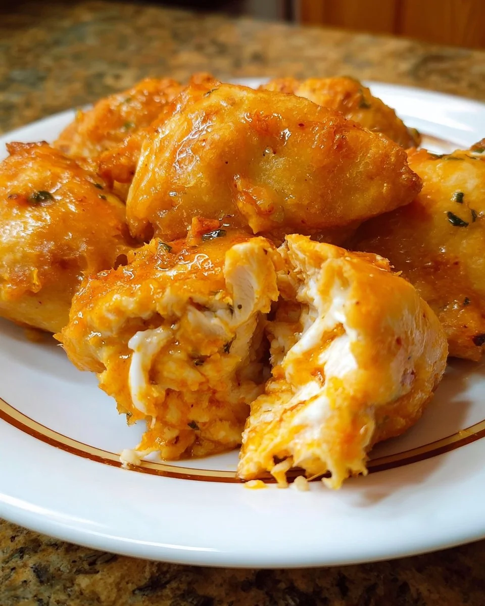 Würzige Buffalo-Hühnchen-Bisse