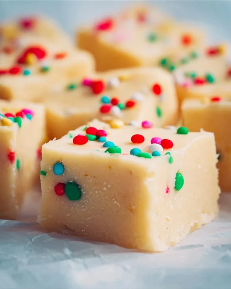 Zuckerplätzchen-Fudge: Leckeres Fudge mit Zuckerplätzchen und Schokoladengeschmack