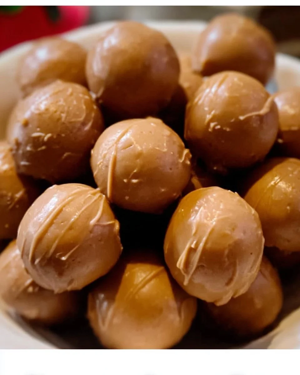 4 Zutaten Erdnussbutter-Bälle