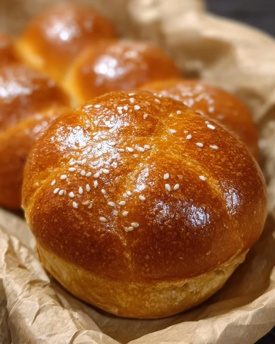 Brioche-Brötchen