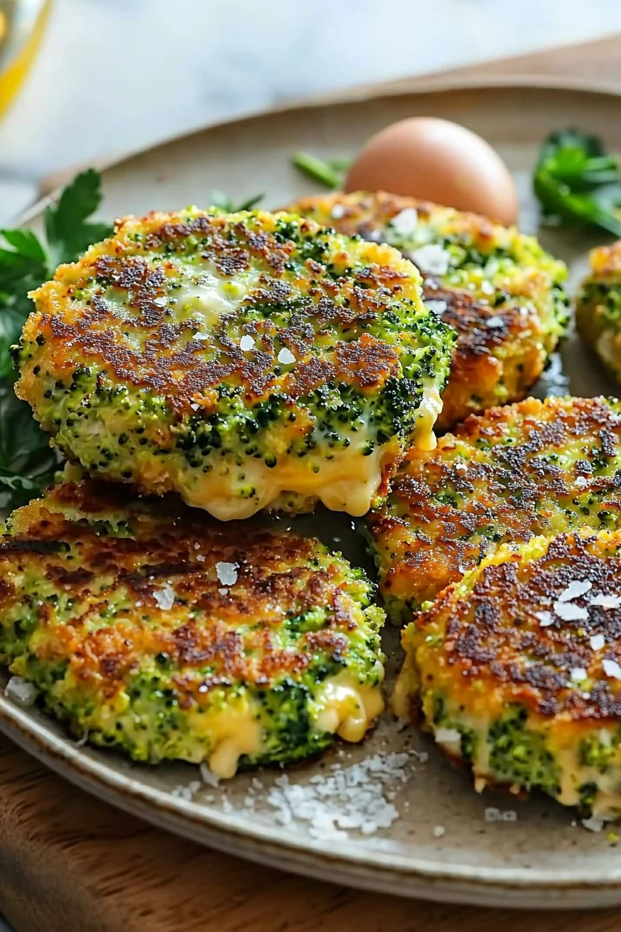 Brokkoli-Käse-Patties