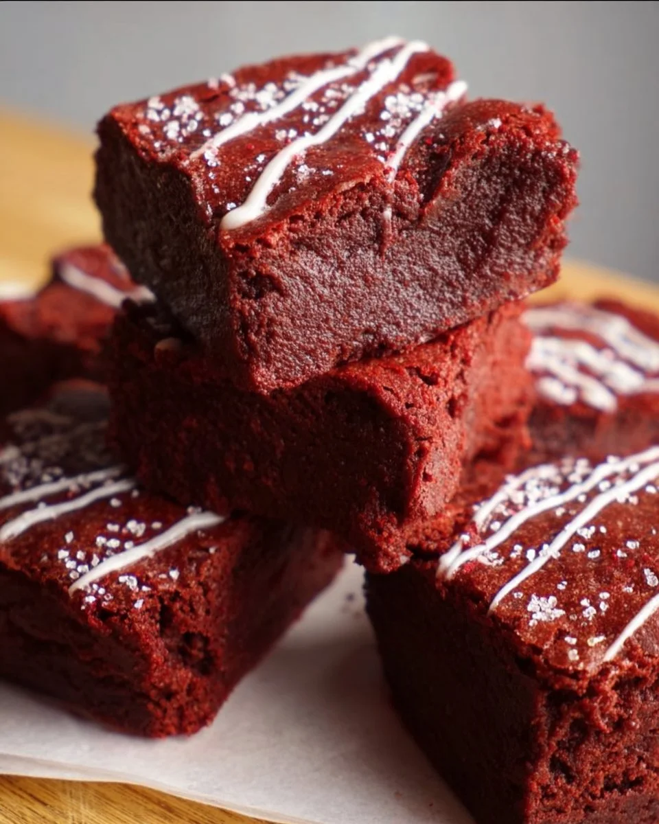 Die besten fudgy Red Velvet Brownies