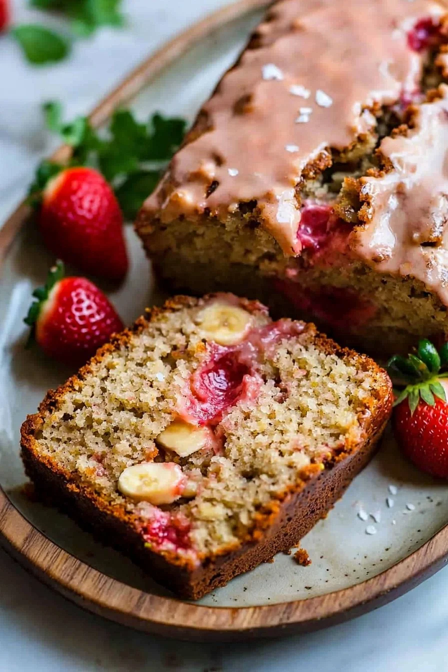 Erdbeer-Bananenbrot