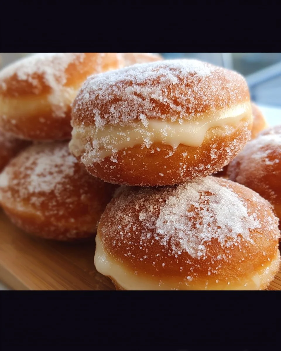 Fluffige Vanille-Donuts