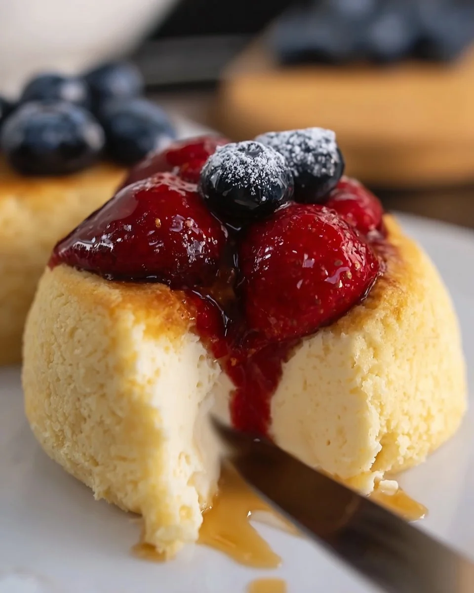 Gesunder Mikrowellen-Käsekuchen