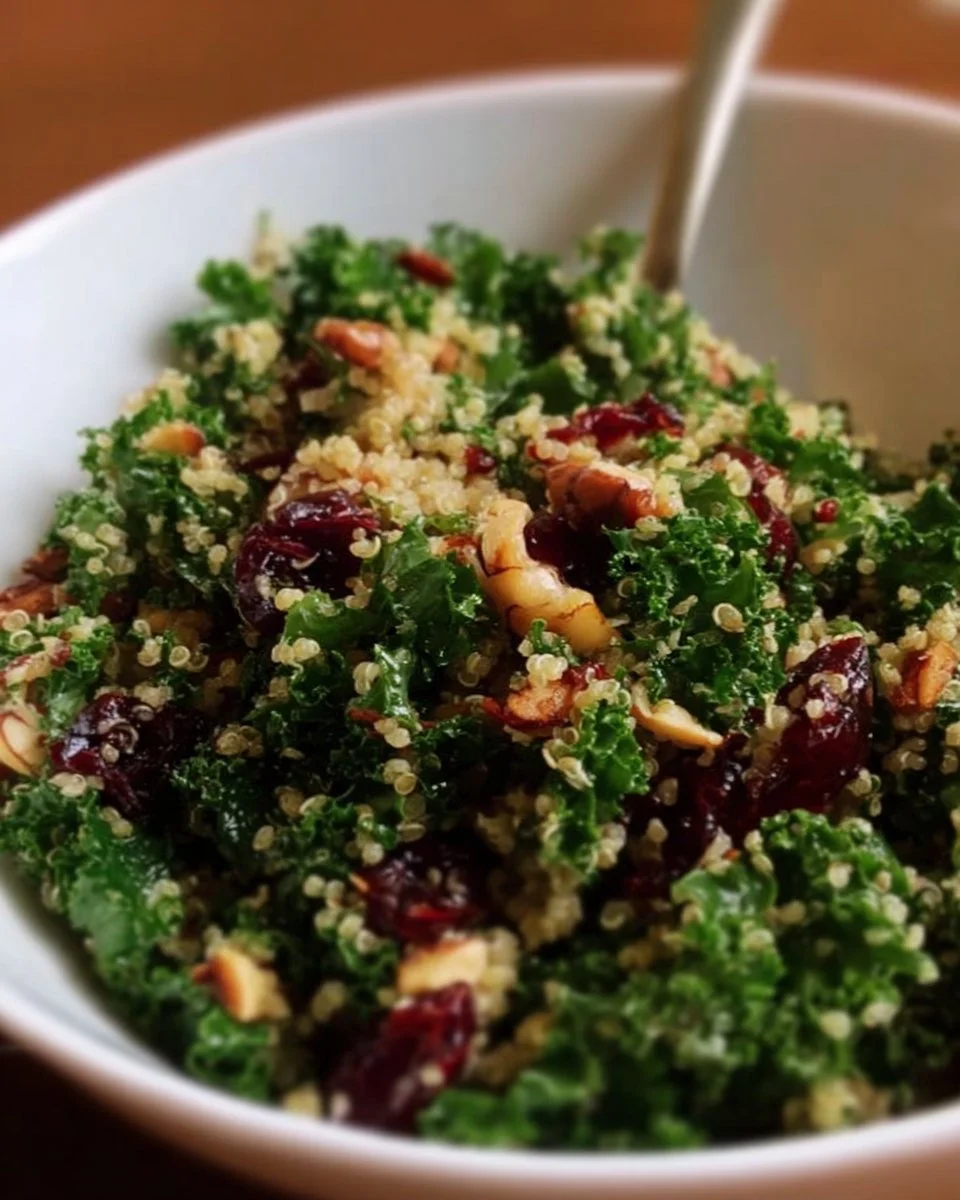 Kale-Cranberry-Quinoa-Salat