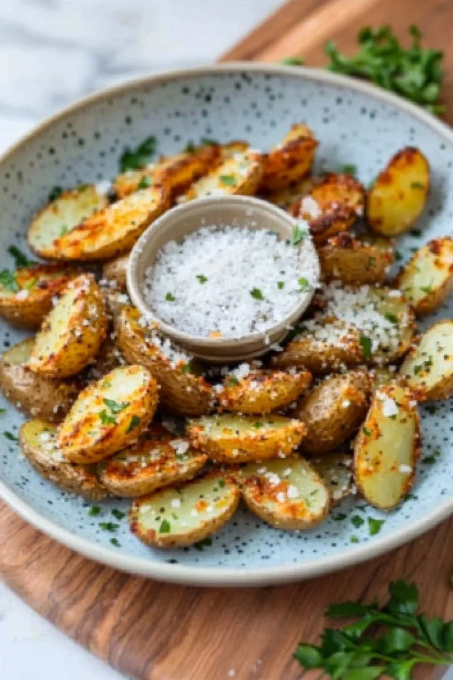 Knusprige Parmesankartoffeln