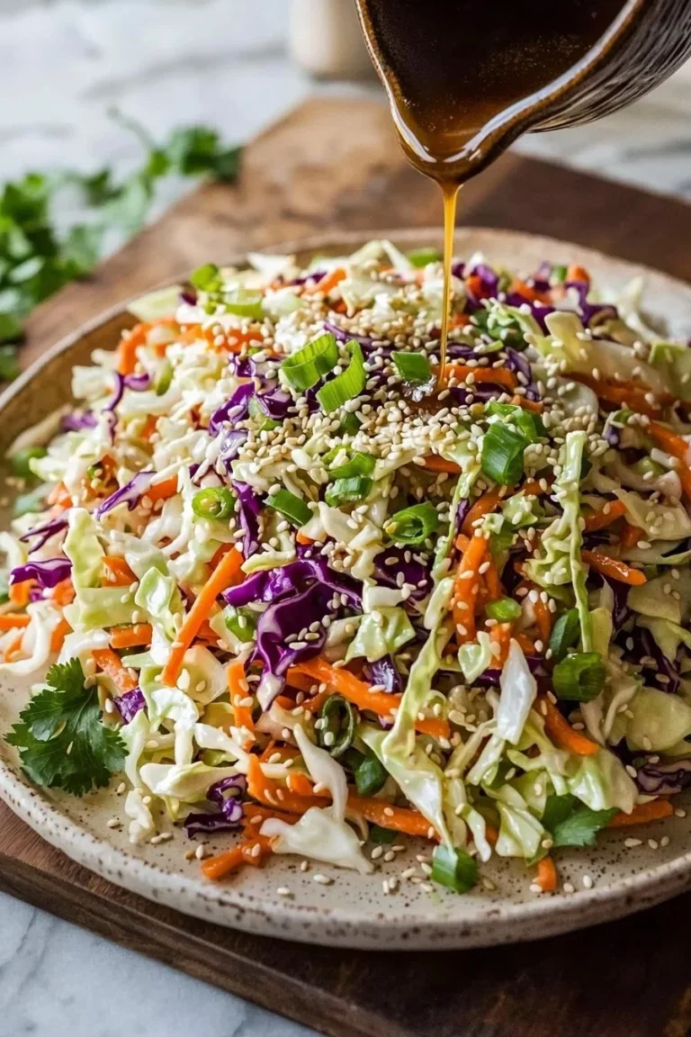 Knuspriger Sesamsalat mit frischen Zutaten und knackigem Sesam.