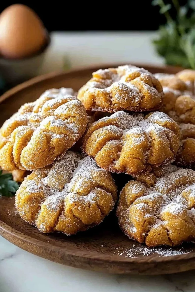 Leckere Churro-Crinkle-Cookies in einer ansprechenden Präsentation