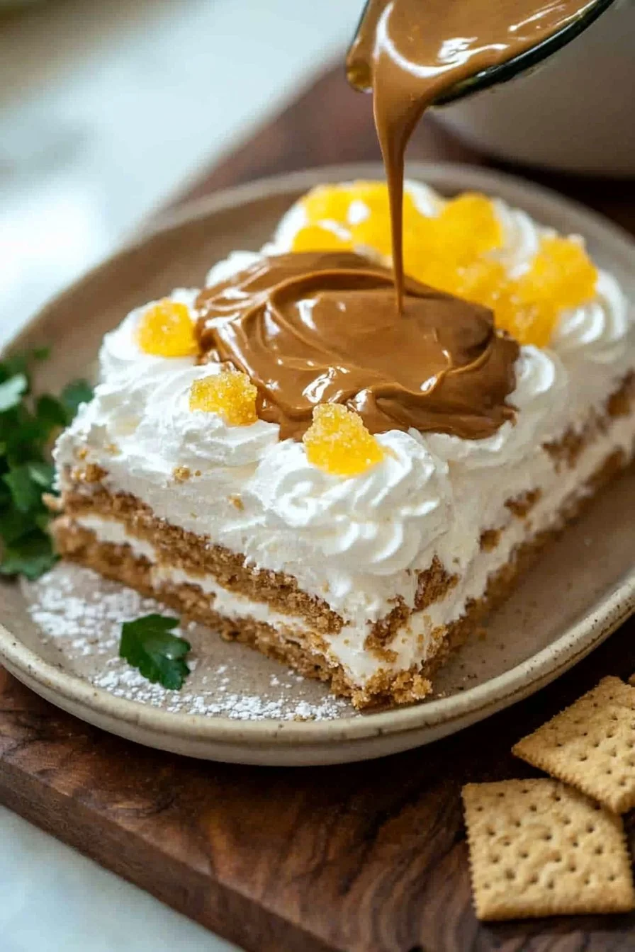 No-Bake Erdnussbutter Kühlschrankkuchen