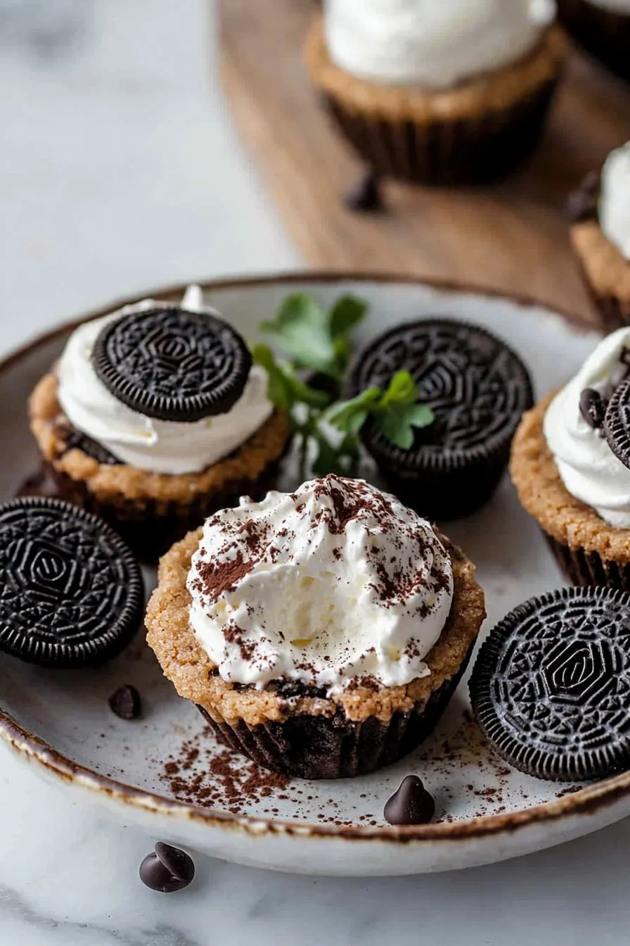 Oreo-Käsekuchen-Keksschalen