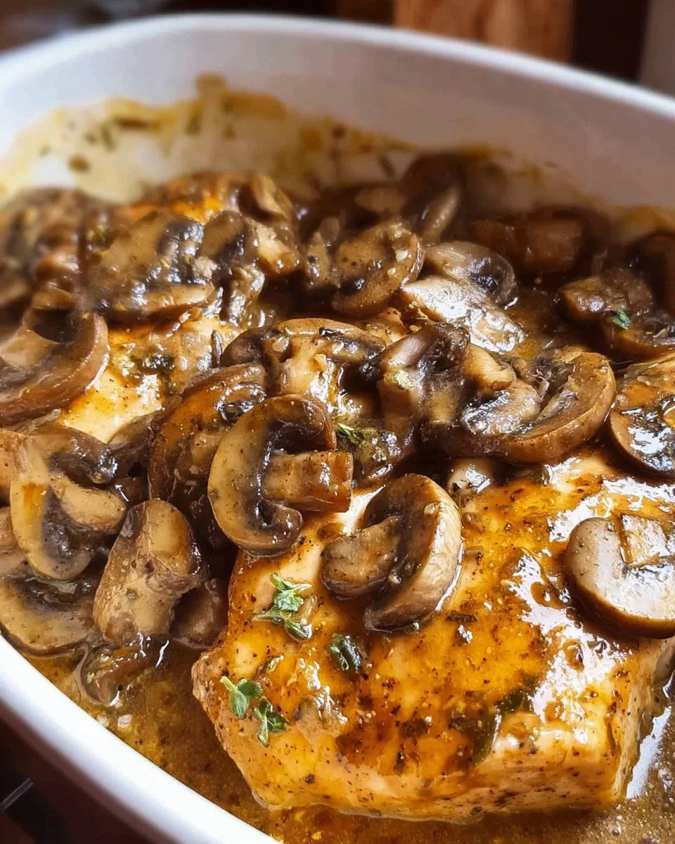 Pilz-Hühnchen-Auflauf