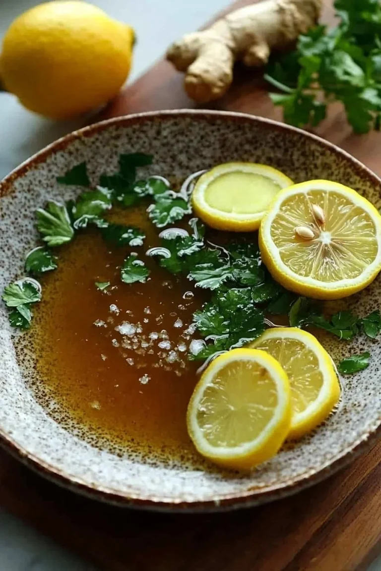 Revitalisierender Miso Ginger Lemon Detox für Gesundheit und Entgiftung