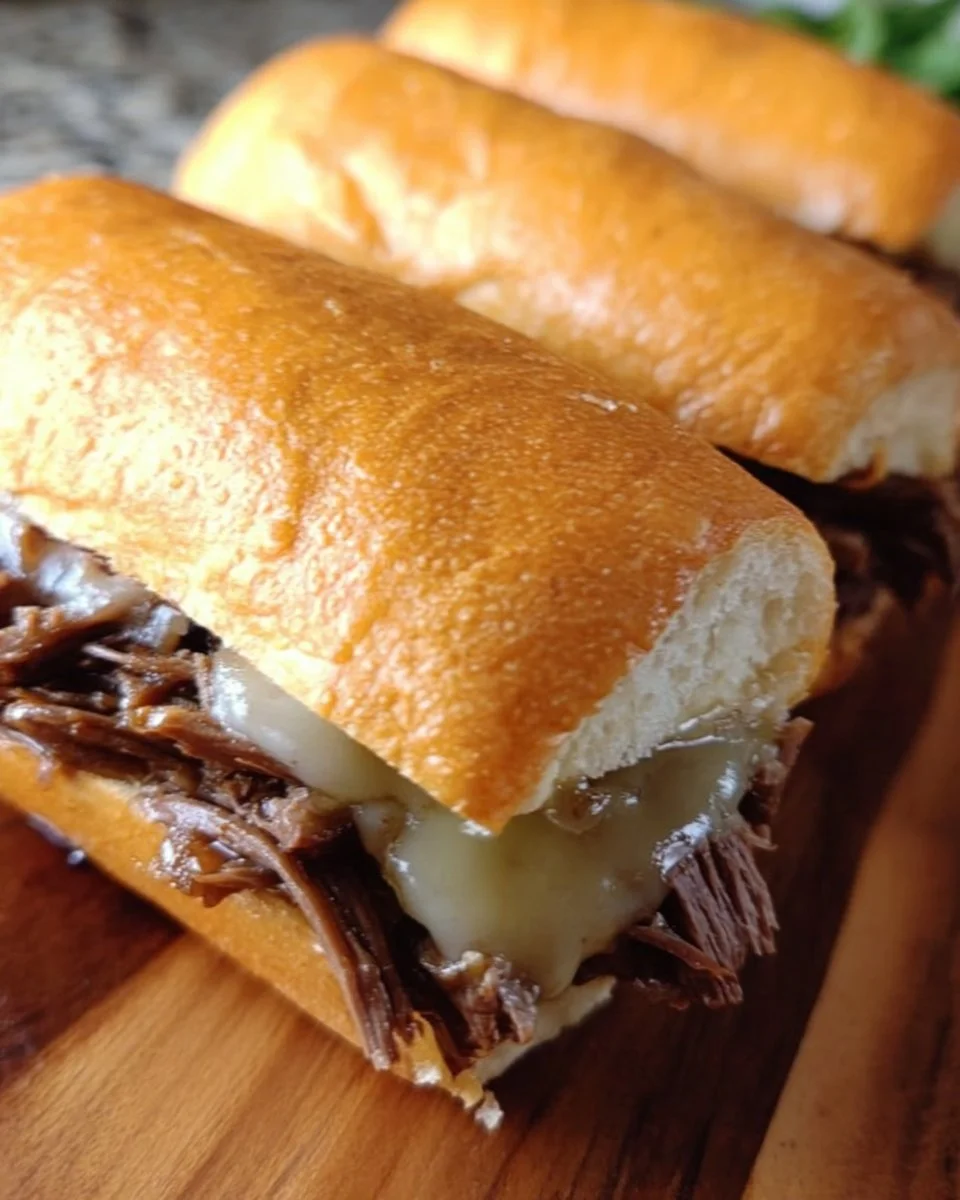 Rinder-Dip-Sandwiches