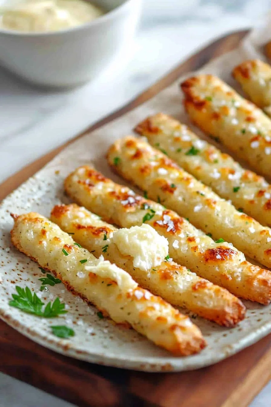 Schnelle Knoblauchstangen