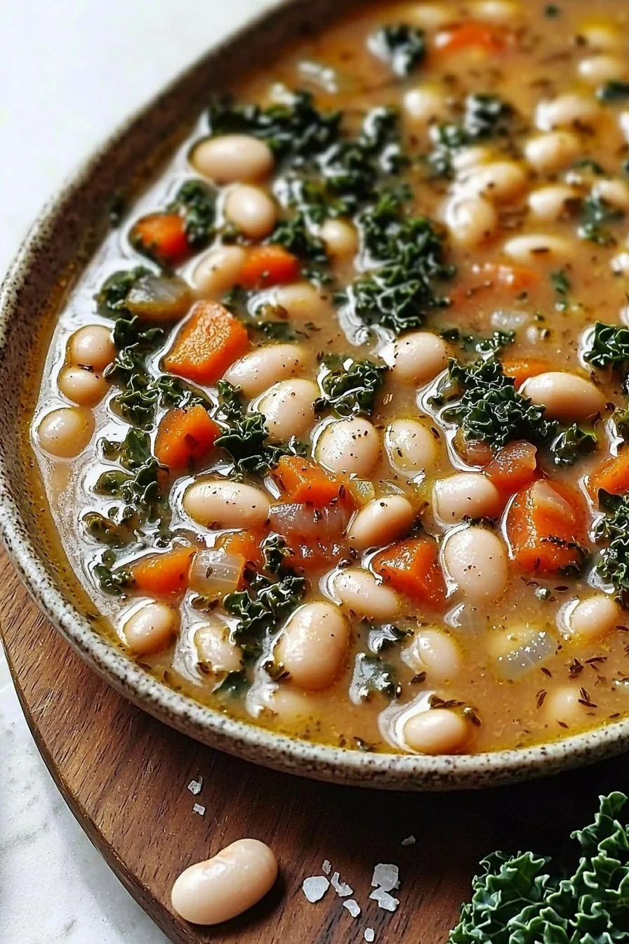 Unwiderstehliche toskanische weiße Bohnensuppe