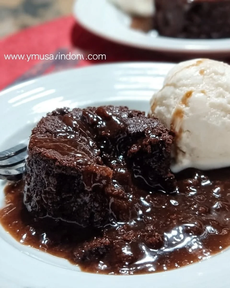 Warmer Schokoladen-Brownie-Pudding-Rezept