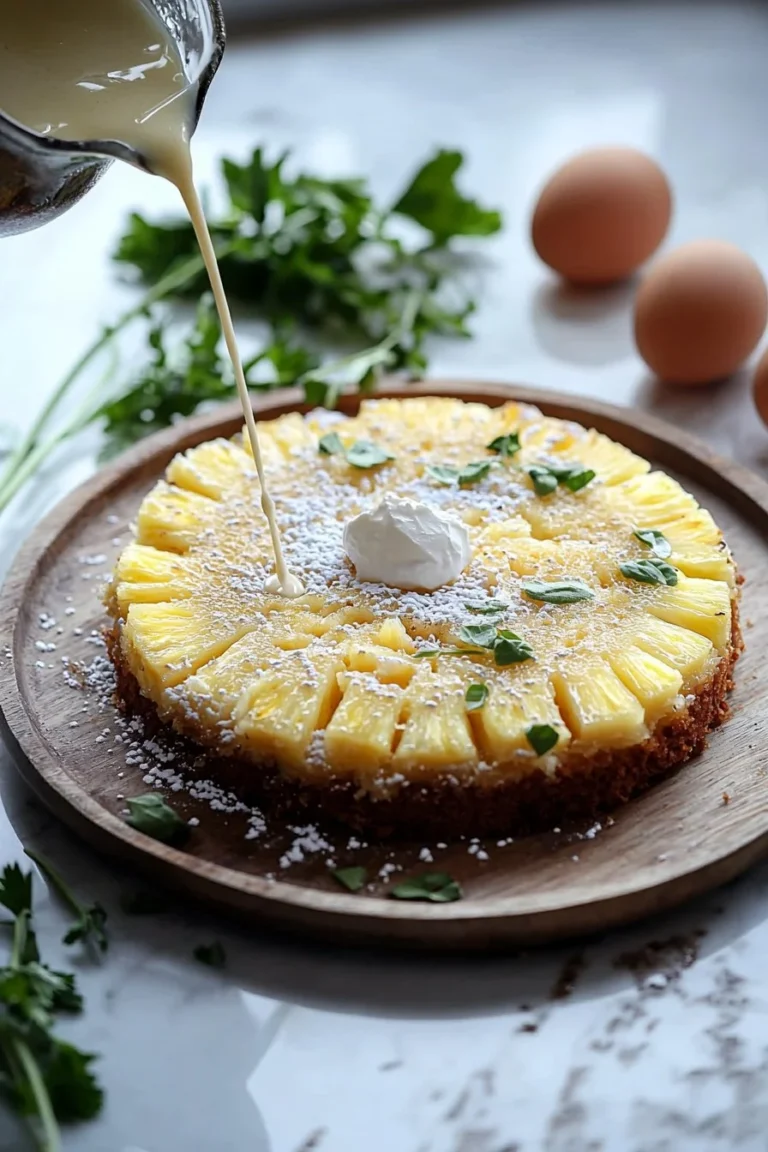 Leckerer Ananas Kuchen nach einem einfachen Rezept zubereitet