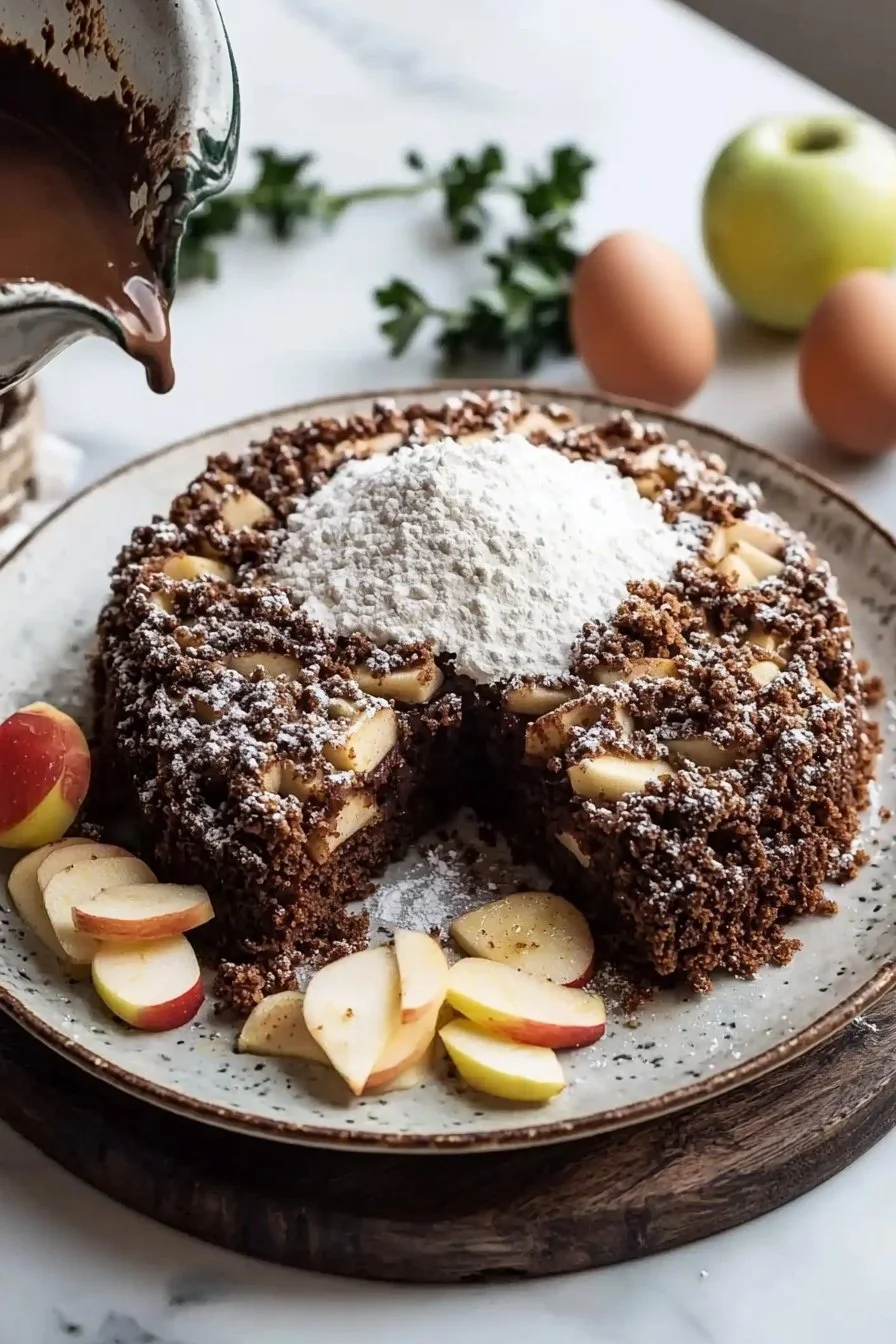 Apfel Maulwurfkuchen