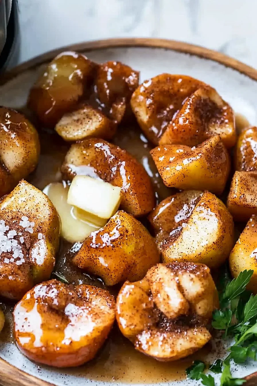 Baked Apples with Cinnamon from the Air Fryer