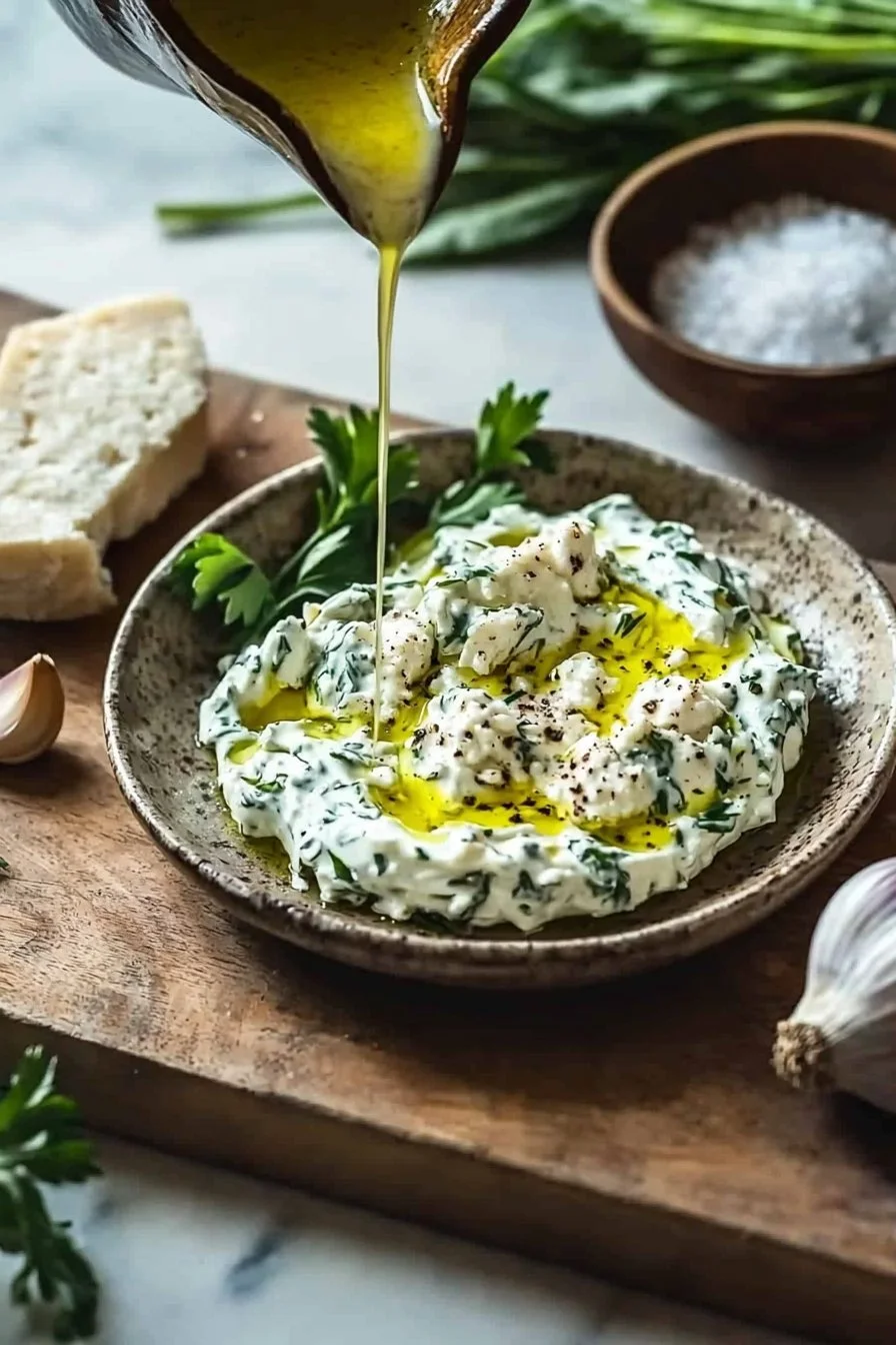 Bärlauch Feta Creme