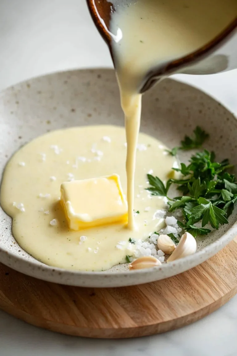 Cremige Buttersauce für köstliche Gerichte und kulinarische Highlights